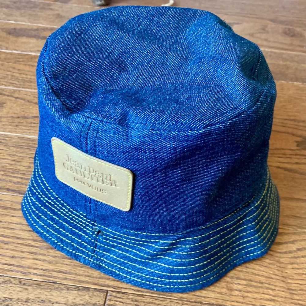 Jean Paul Gaultier Denim Bucket Hat NWOT